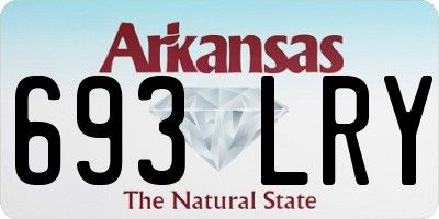 AR license plate 693LRY