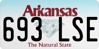AR license plate 693LSE