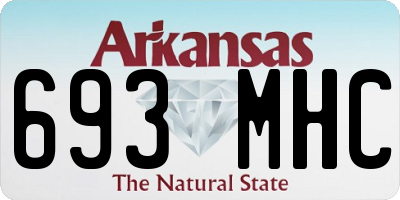 AR license plate 693MHC