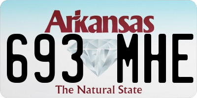 AR license plate 693MHE