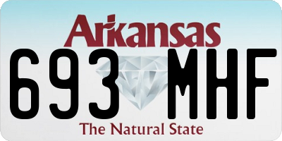 AR license plate 693MHF