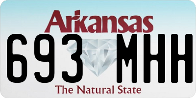 AR license plate 693MHH