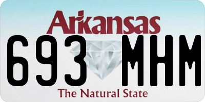 AR license plate 693MHM