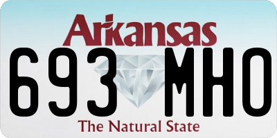 AR license plate 693MHO