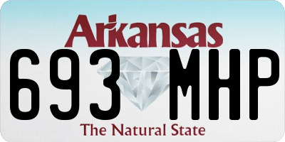 AR license plate 693MHP
