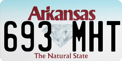 AR license plate 693MHT