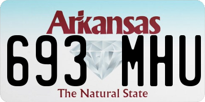 AR license plate 693MHU