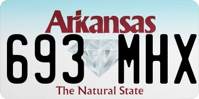 AR license plate 693MHX