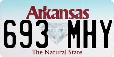AR license plate 693MHY