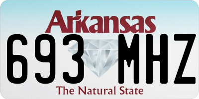 AR license plate 693MHZ