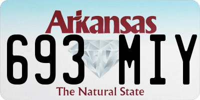 AR license plate 693MIY