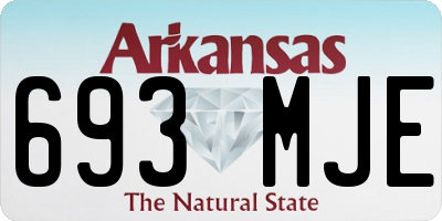 AR license plate 693MJE