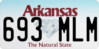AR license plate 693MLM