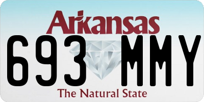 AR license plate 693MMY