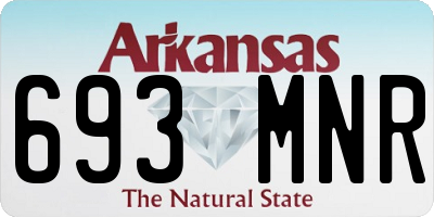 AR license plate 693MNR