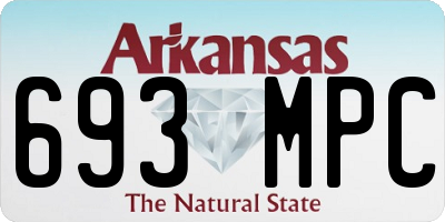 AR license plate 693MPC