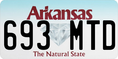 AR license plate 693MTD