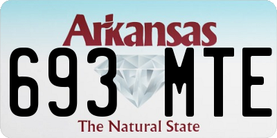 AR license plate 693MTE