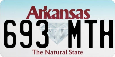 AR license plate 693MTH