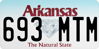 AR license plate 693MTM