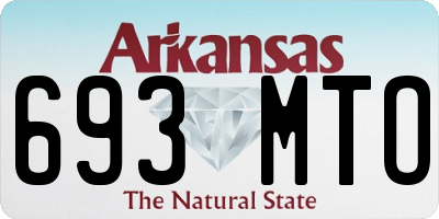 AR license plate 693MTO