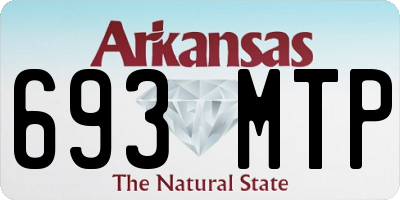 AR license plate 693MTP
