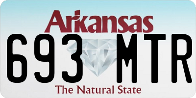 AR license plate 693MTR