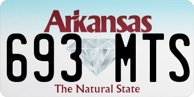 AR license plate 693MTS