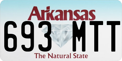 AR license plate 693MTT