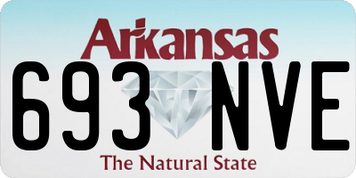 AR license plate 693NVE