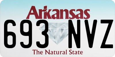 AR license plate 693NVZ
