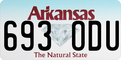 AR license plate 693ODU