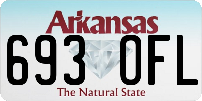 AR license plate 693OFL