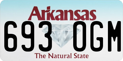 AR license plate 693OGM