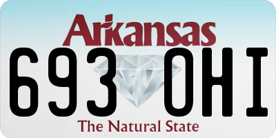 AR license plate 693OHI