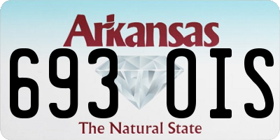 AR license plate 693OIS