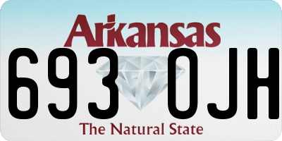 AR license plate 693OJH