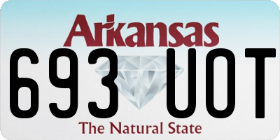 AR license plate 693UOT