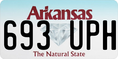 AR license plate 693UPH