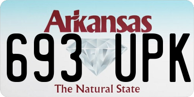 AR license plate 693UPK