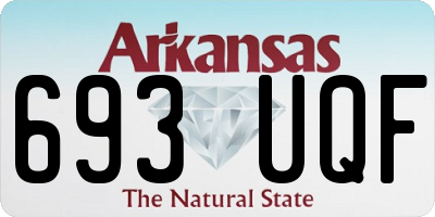 AR license plate 693UQF