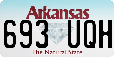 AR license plate 693UQH