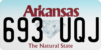 AR license plate 693UQJ