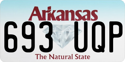 AR license plate 693UQP