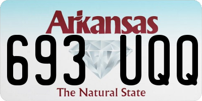 AR license plate 693UQQ