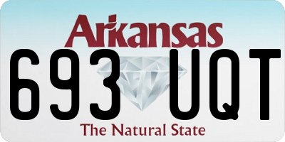 AR license plate 693UQT