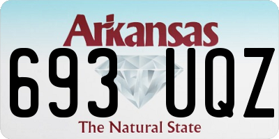 AR license plate 693UQZ