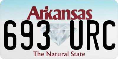 AR license plate 693URC