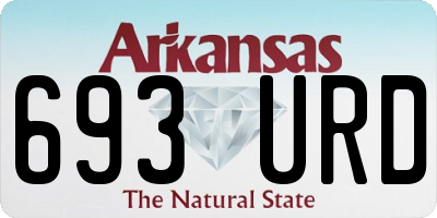 AR license plate 693URD