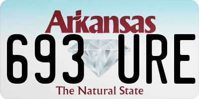AR license plate 693URE